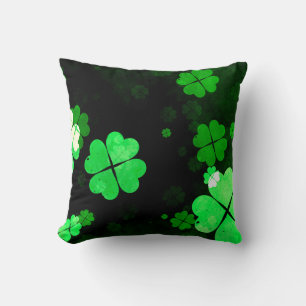 Coussin Fête de la Saint-Patrick shamrock