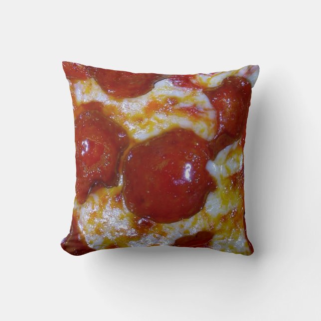 Coussin Fête de pizza au fromage et pepperoni (Recto)