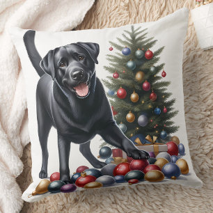 Coussin Fête des chiens de Labrador Retriever