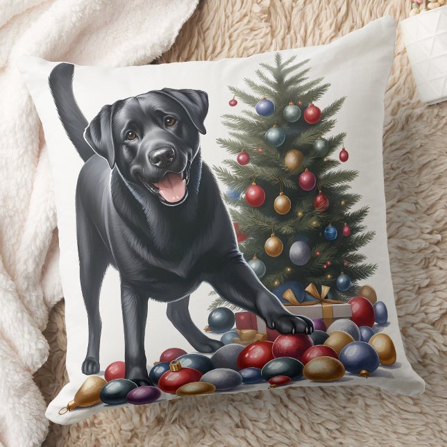 Coussin Fête des chiens de Labrador Retriever (Créateur téléchargé)