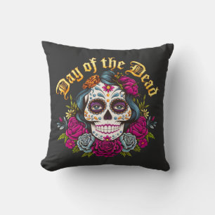 Coussin Fête des Morts : Célébrer Dia de Los Muertos