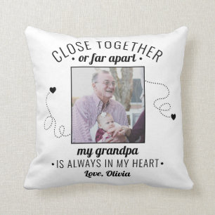 Coussin Fête des pères/Anniversaire Papa grand-père de 