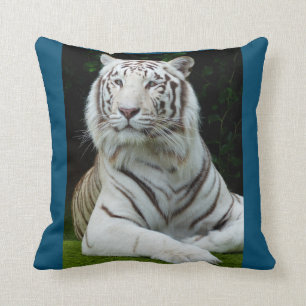 Coussin Fête des pères fatiguée de tigre