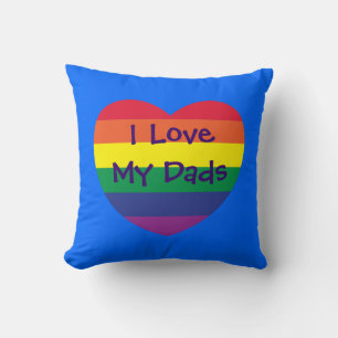 Coussin Fête des pères J'Aime Mes papas