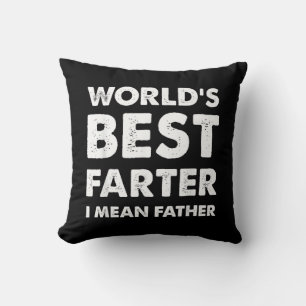 Coussin Fête des Pères Papa Rétro Meilleur Pète du Monde J