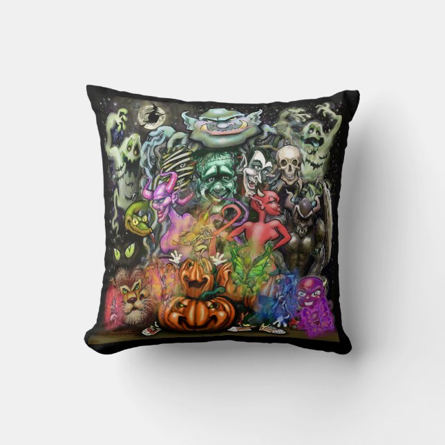 Coussin Fête d'Halloween (Recto)
