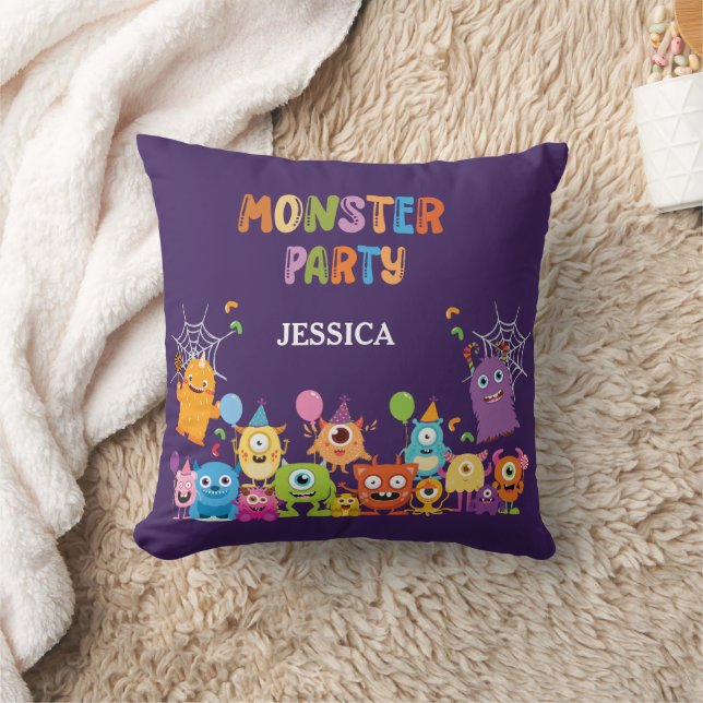 Coussin Fête d'Halloween Monstre aux Costumes Mignons pour (Couverture)