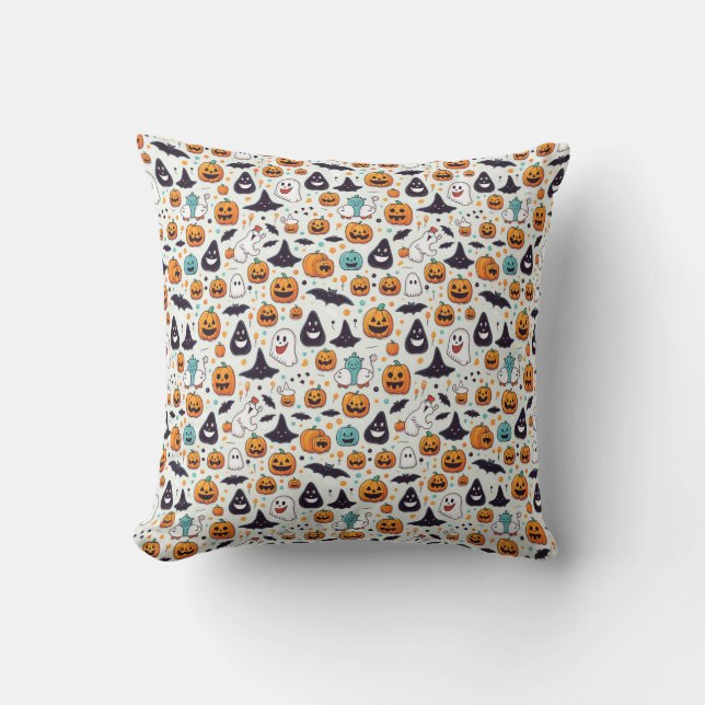 Coussin Fête d'Halloween pour enfants (Recto)