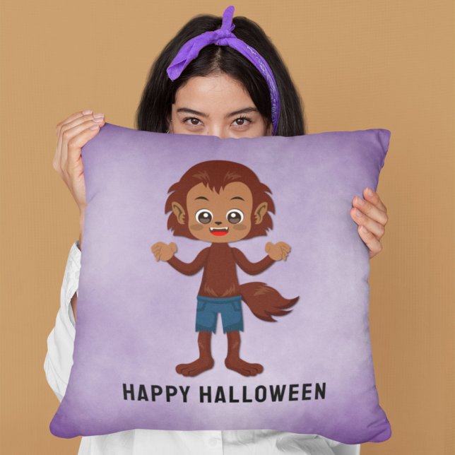 Coussin Fête d'Halloween pour enfants Werewolf (Créateur téléchargé)