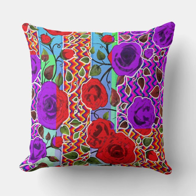 Coussin Fête du jardin mexicain (Recto)