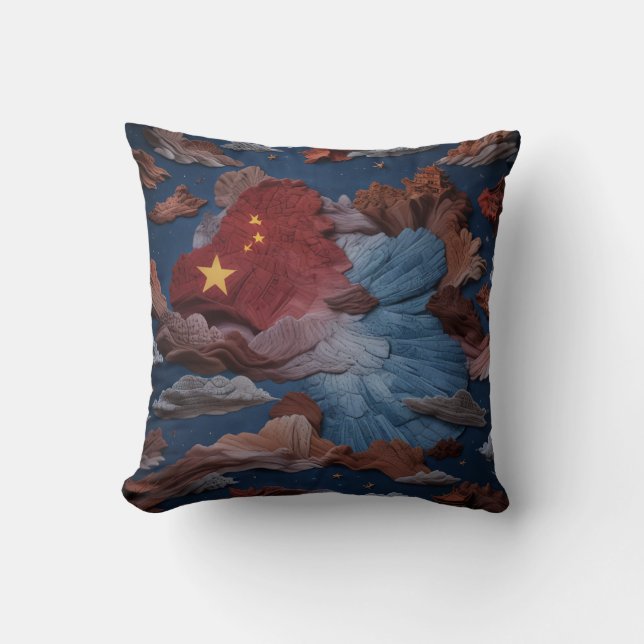 Coussin fête nationale chinoise (Recto)