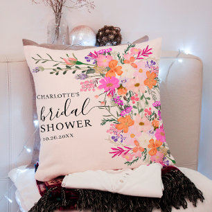 Coussin Fête prénuptiale printanière de fleurs sauvages pa