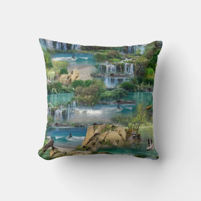 Coussin Fêtes de la Journée mondiale de l'océan Document d (Recto)