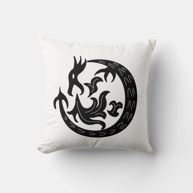 Coussin Feu de dragon (Recto)