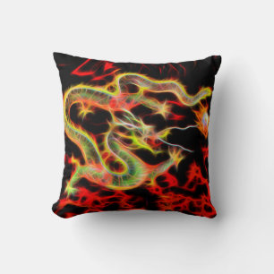 Coussin Feu de dragon incroyable sur Lucky Energy