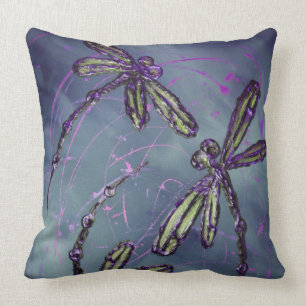 Coussin Feu nocturne violette