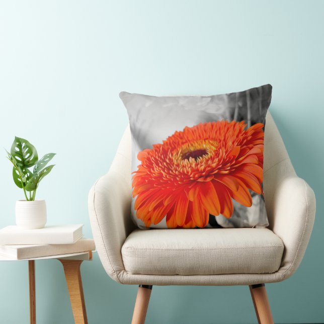 Coussin Feu sur les pétales (Chaise)