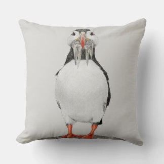 Coussin feuillage au crayon