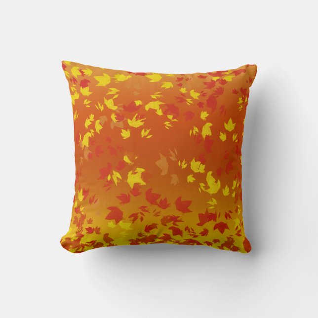 Coussin Feuillage d'automne (Recto)