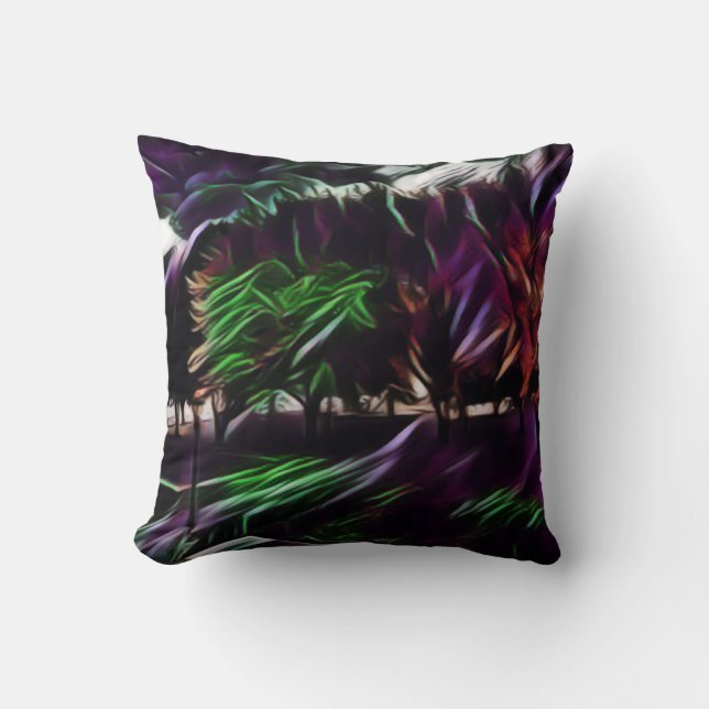 Coussin Feuillage d'automne dans le parc (Recto)