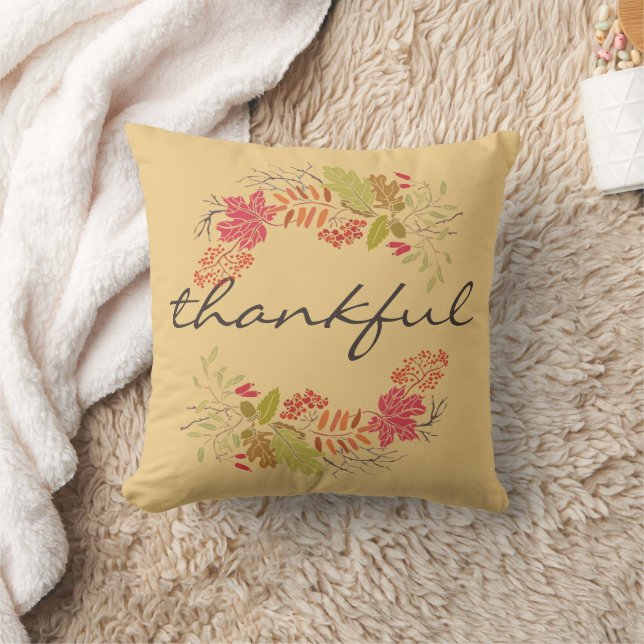 Coussin Feuillage d'automne Florales d'automne Reconnaissa (Couverture)
