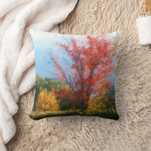 Coussin Feuillage d'automne Peinture photo