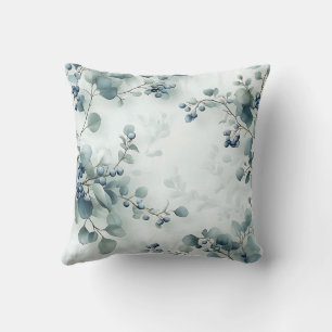 Coussin Feuillage de cottage botanique élégant et stylé