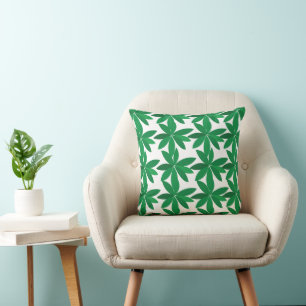 Coussin Feuillage de feuilles vertes