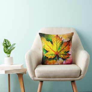 Coussin Feuille