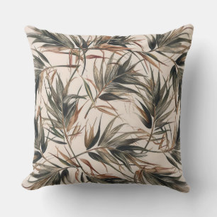 Coussin Feuille bambou