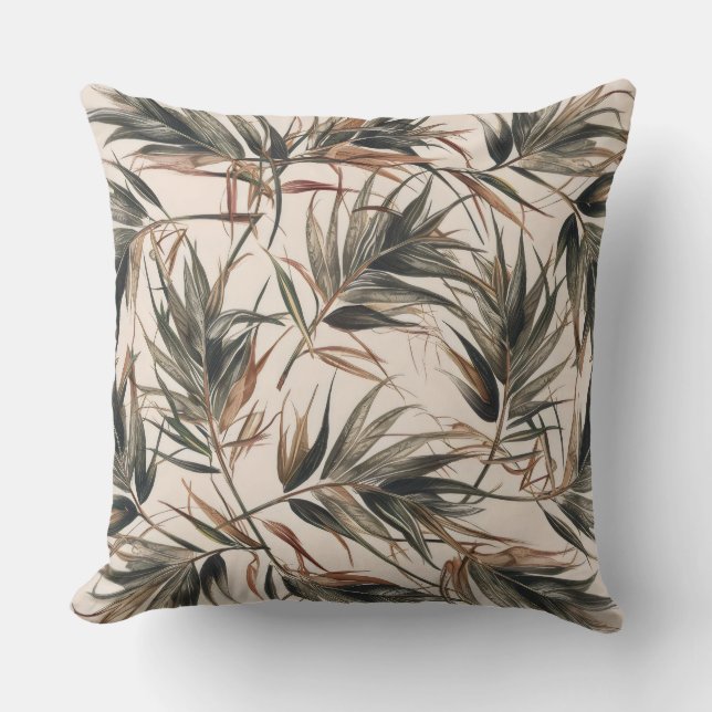 Coussin Feuille bambou (Recto)