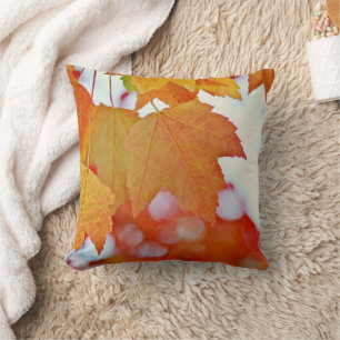 Coussin Feuille coloré d'automne