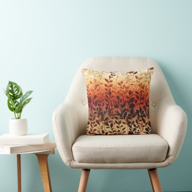 Coussin Feuille de couleur Ombre Automne (Chaise)