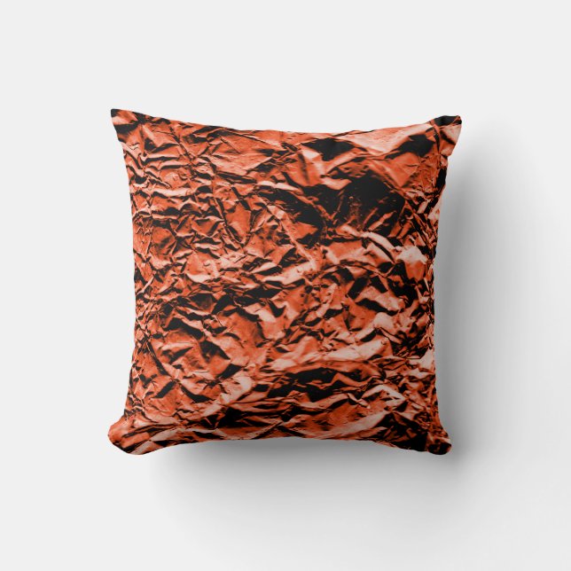 Coussin Feuille de cuivre #2 (Recto)