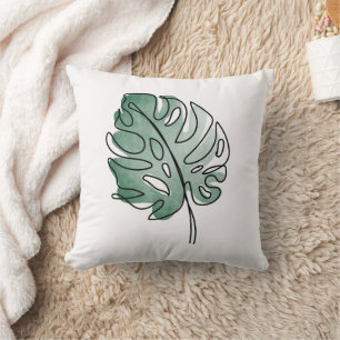 Coussin Feuille de Monstera