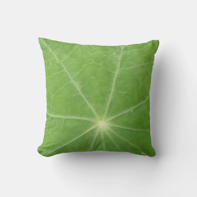 Coussin feuille de Nasturtium (Recto)