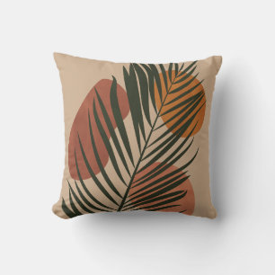 Coussin Feuille de palme tropicale - Areca botanique