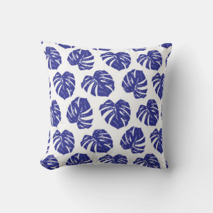 Coussin Feuille de palmier tropical motif