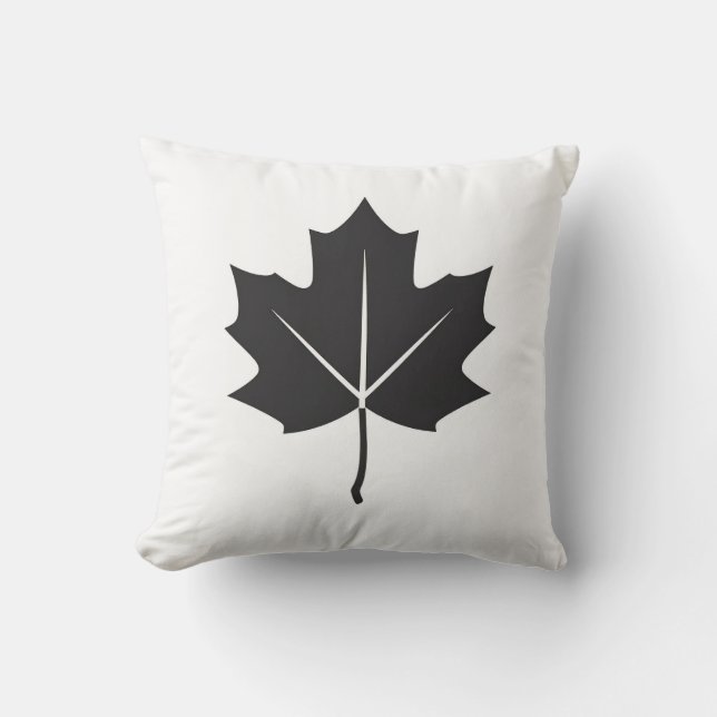 Coussin feuille d'érable (Recto)