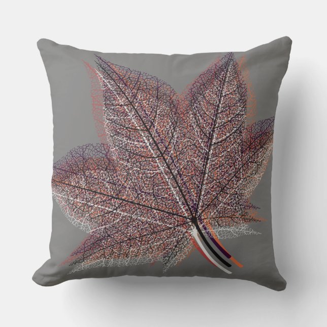 Coussin Feuille d'hiver (Recto)