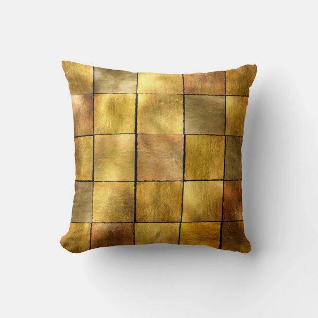 Coussin Feuille d'or (Recto)
