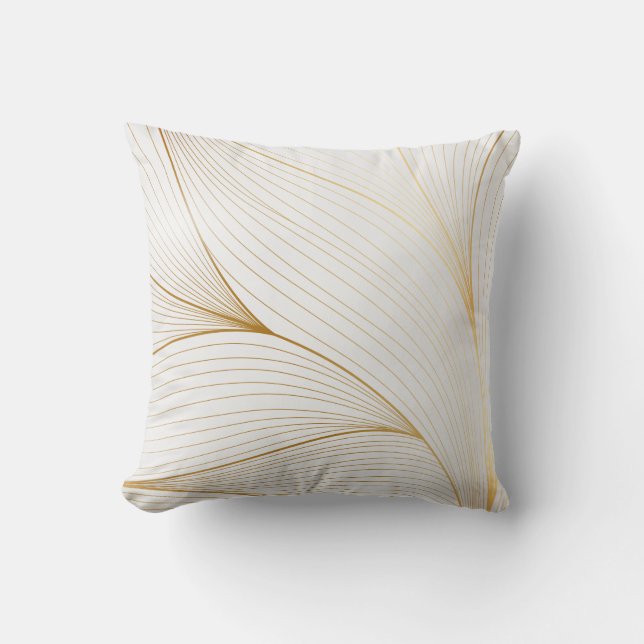 Coussin Feuille d'or (Recto)