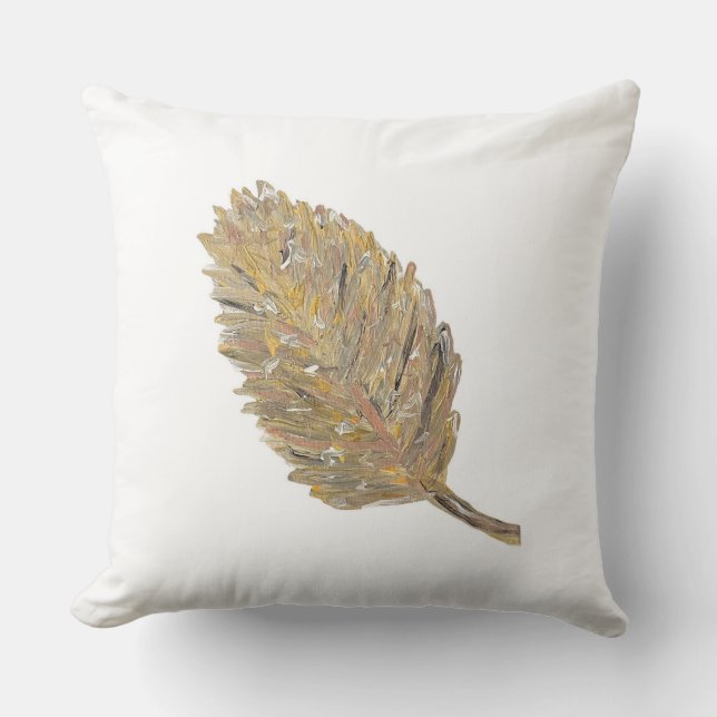 Coussin Feuille d'or -1 (Recto)