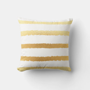 Coussin Feuille d'or, motif vintage sans soudure.