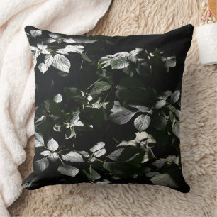 Coussin Feuille foncé