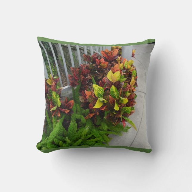 Coussin Feuille Plantes (Recto)