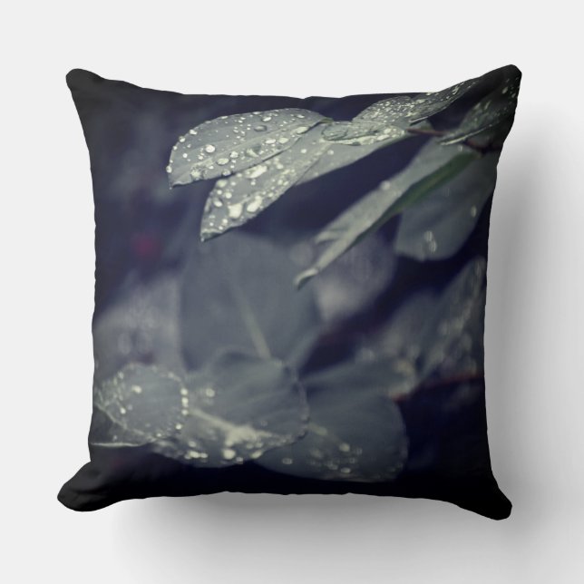 Coussin Feuille pluvieux (Recto)
