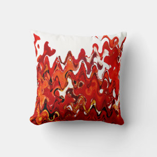 COUSSIN FEUILLE ROUGE