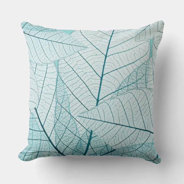 Coussin feuille squelettique (Recto)