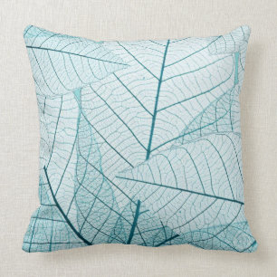 Coussin feuille squelettique